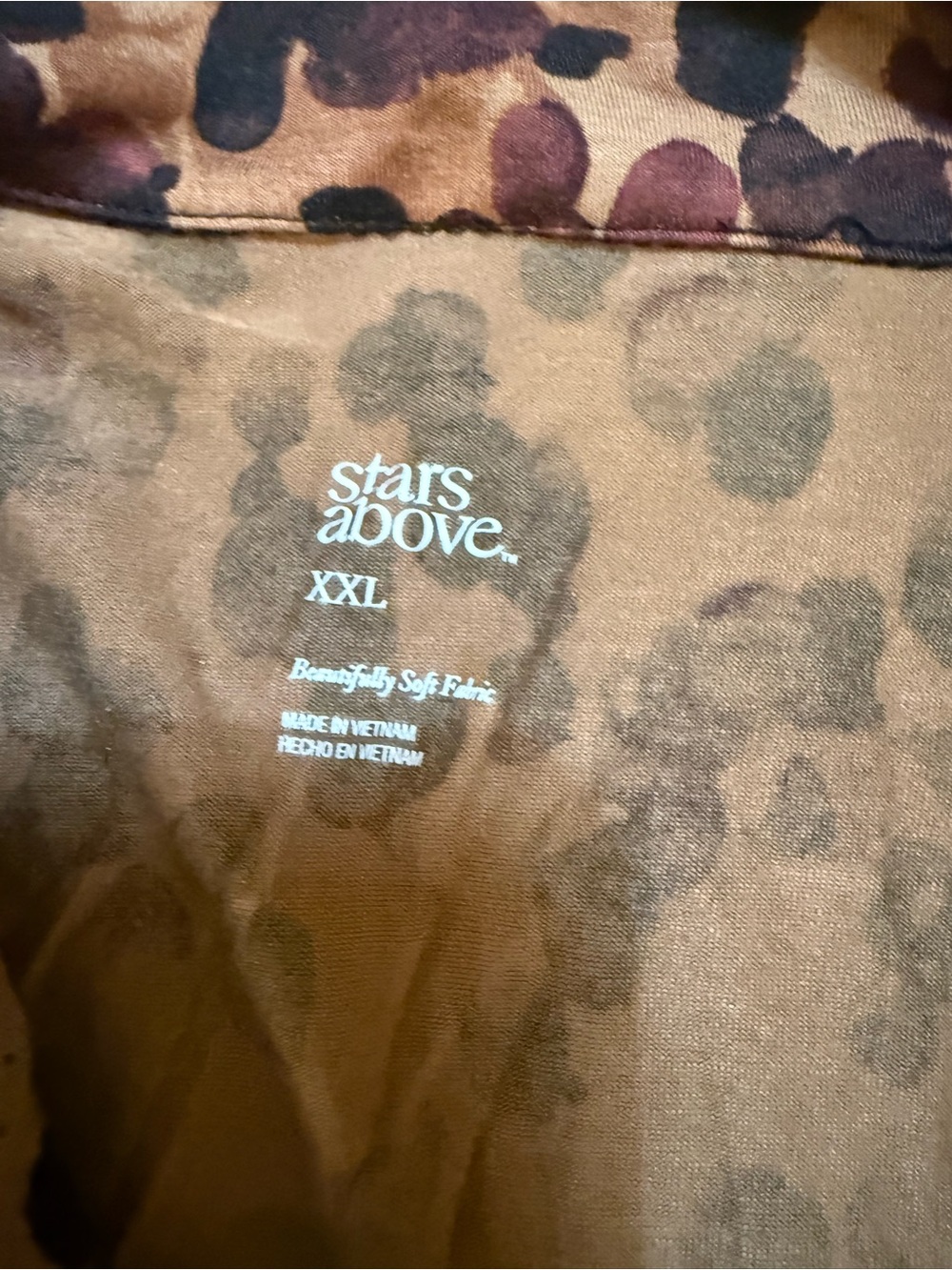 Stars Above leopard-print pajama set NWT - Picture 6 of 8